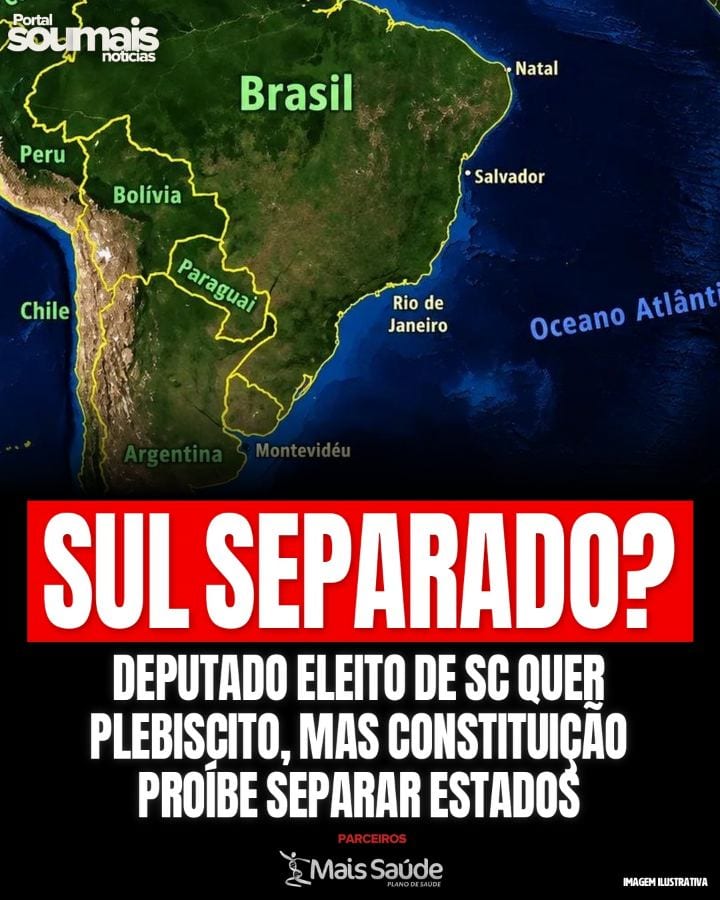 O deputado estadual eleito Bruno Souza (PL-SC) disse nas redes, na segunda (26), depois da reeleição de Lula, que preten