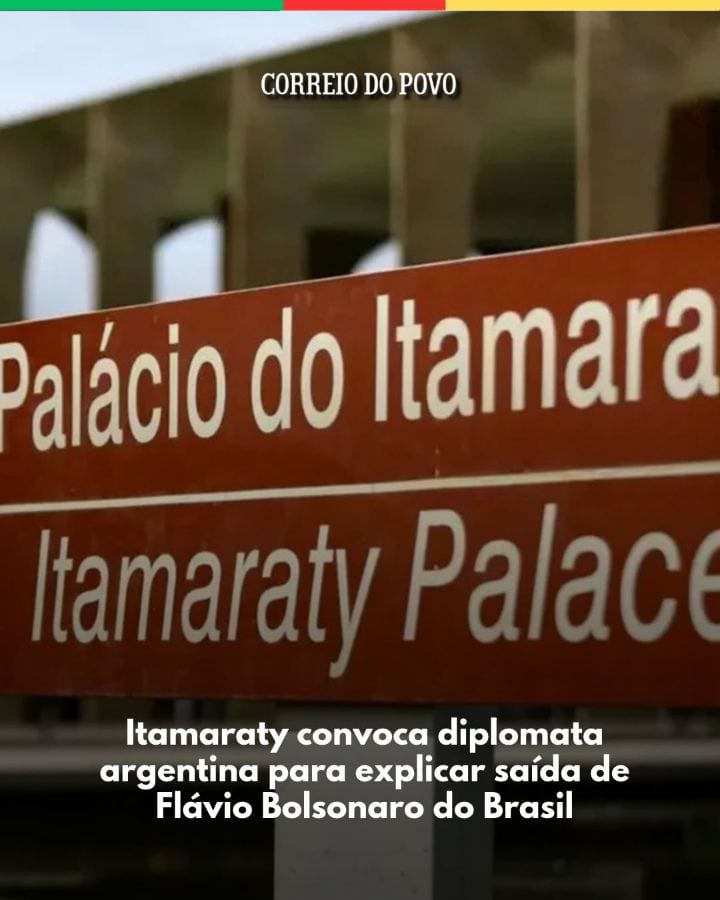 O Itamaraty convocou, na quinta-feira (29), a encarregada de negócios da embaixada da Argentina no Brasil, María Emilia