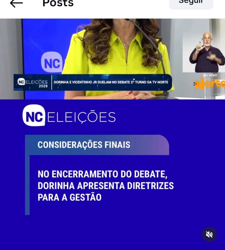 Dorinha encerra debate e apresenta prioridades para governo do Tocantins