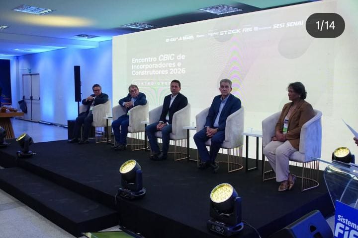 Encontro CBIC 2026 reúne autoridades e lideranças da construção civil em Goiânia