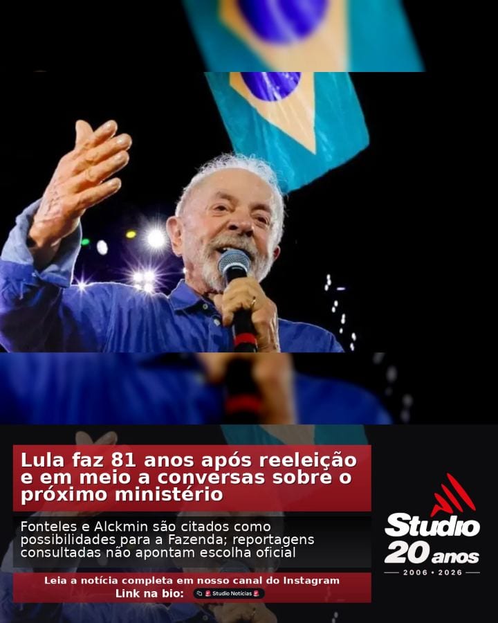 #Política | Lula faz 81 anos após reeleição e em meio a conversas sobre o próximo ministério |