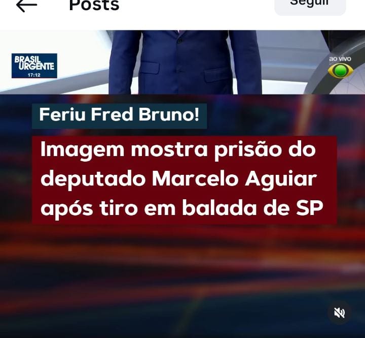 Deputado do PL Marcelo Aguiar, 53, é preso após disparo em São Paulo