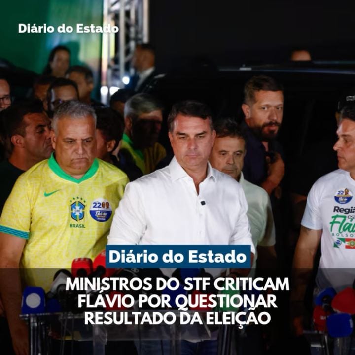 Ministros do Supremo Tribunal Federal avaliam que Flávio Bolsonaro (PL-RJ) reforça temores sobre a família Bolsonaro ao