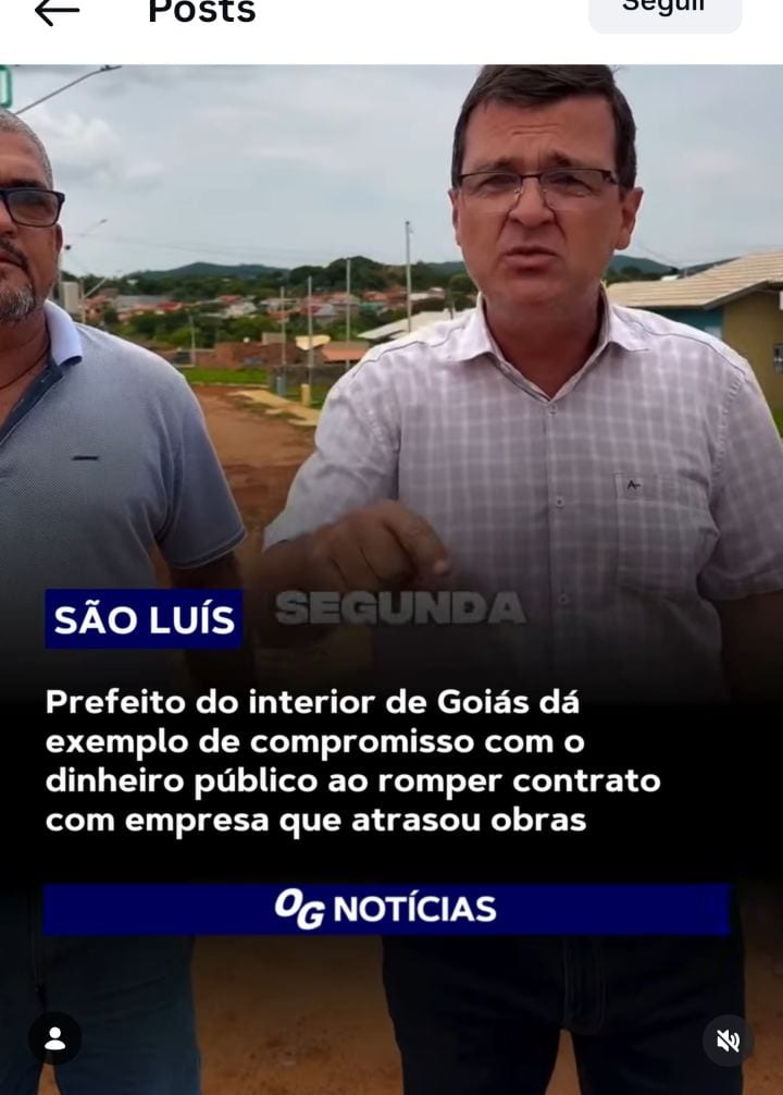 Prefeito Júnior rescinde contrato e Prefeitura assume obras no Setor Brisas