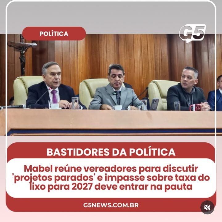 Sandro Mabel convoca aliados para reunião sobre projetos e taxa do lixo