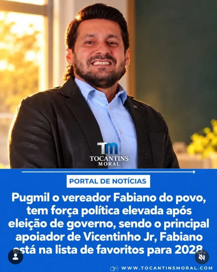 Além do apoio maciço para Vicentinho Jr, o vereador que é um autêntico fiscalizador, Fabiano deu a Fábio Vaz 214 votos p