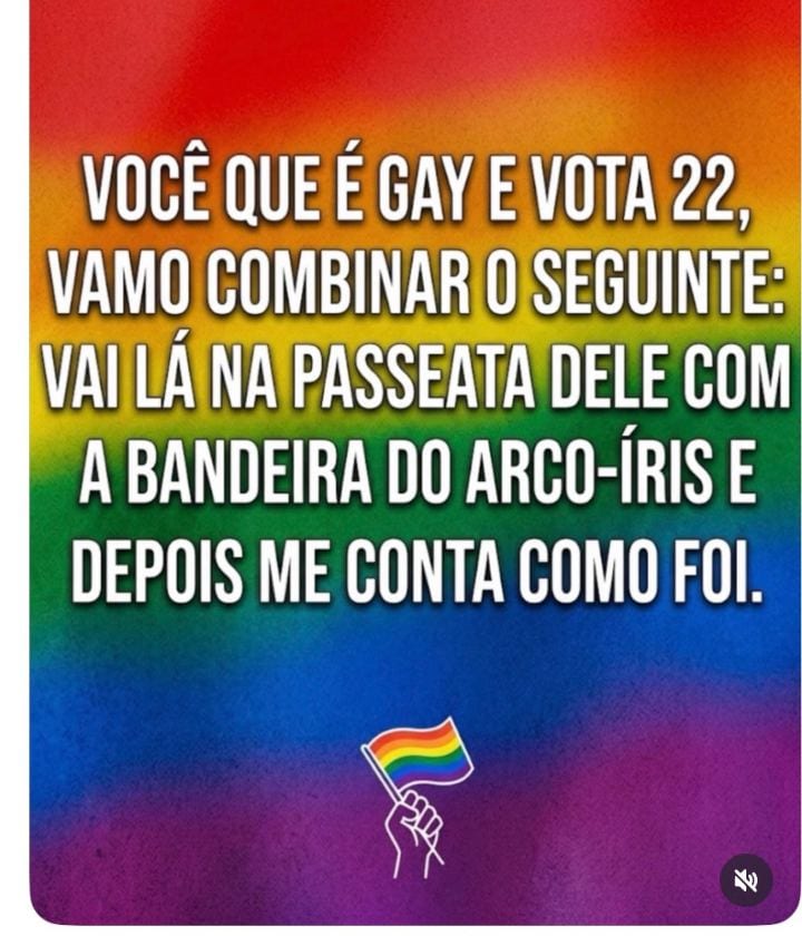 “A política que escolhemos apoiar tem reflexos diretos na nossa própria existência, segurança e dignidade.