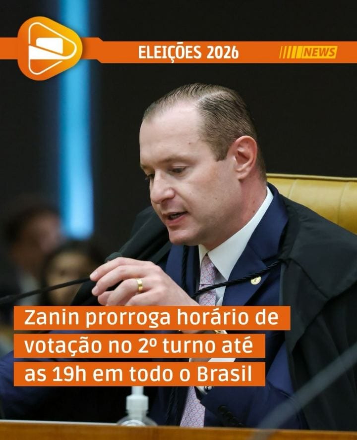 O ministro Cristiano Zanin, do Supremo Tribunal Federal (STF), determinou neste domingo (25) a prorrogação do horário de