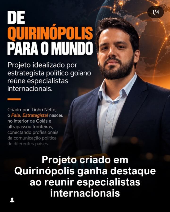 Um projeto criado em Quirinópolis, no sudoeste de Goiás, está ganhando alcance internacional ao conectar profissionais d