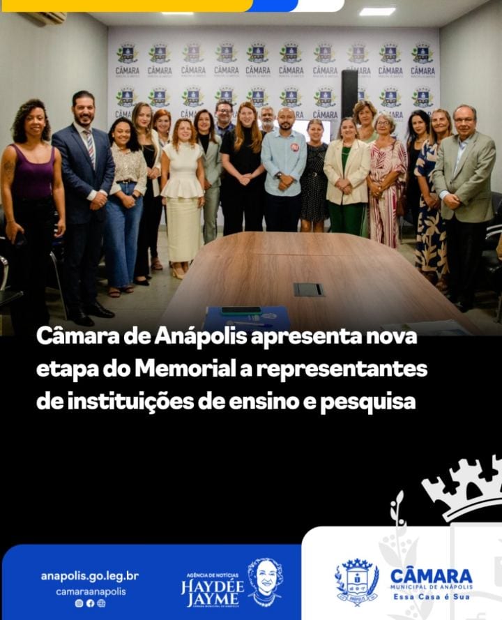A presidente da Câmara Municipal de Anápolis, Andreia Rezende (Avante), recebeu na manhã desta quarta-feira (28.out) rep