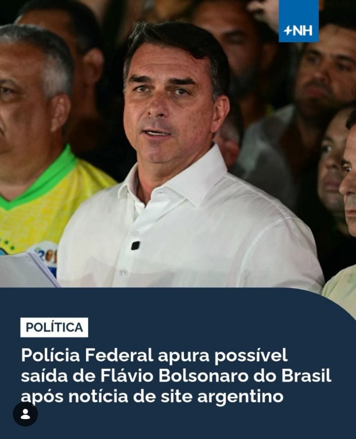 A Polícia Federal brasileira acionou autoridades da Argentina nesta terça-feira (27) para verificar se o senador Flávio