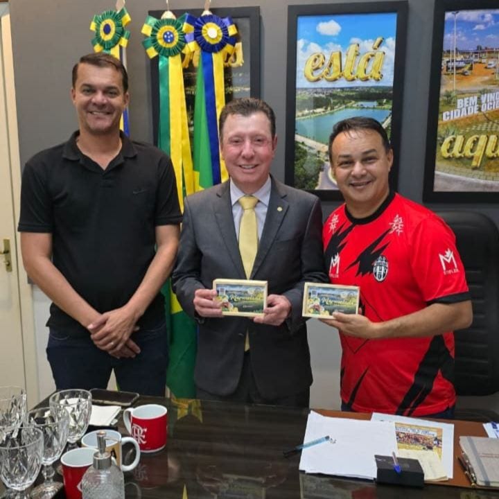 Na noite desta terça-feira, o prefeito Lula Viana recebeu a visita do deputado federal José Nelto, que esteve em Cidade