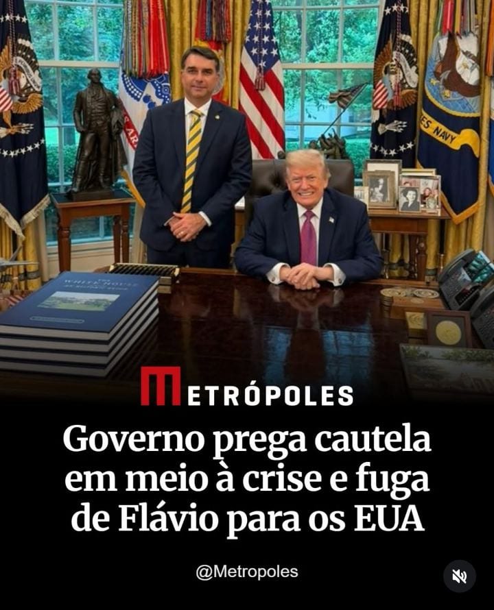 Em meio à recente tensão entre Brasil e Estados Unidos causada pela fuga de Flávio Bolsonaro (PL) para aquele país, após