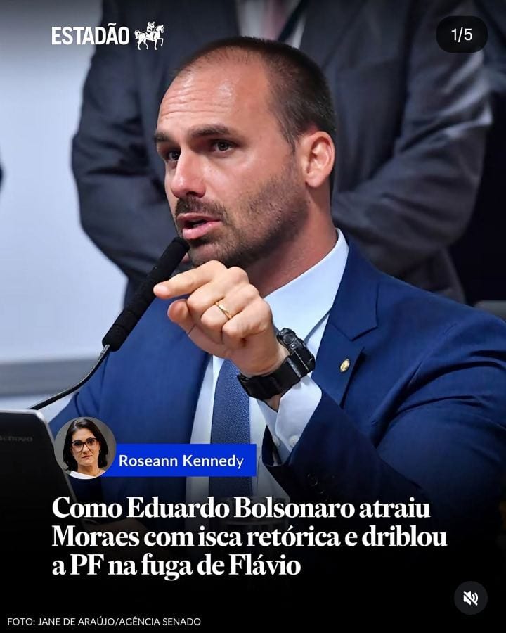 ROSEANN KENNEDY | Bastidores: Quando Eduardo Bolsonaro afirmou que seu irmão deveria se mudar para os Estados Unidos se
