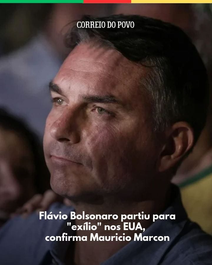 O ex-candidato à presidência do Brasil, Flávio Bolsonaro, deixou o país nesta terça-feira, 27, a bordo de um avião com d