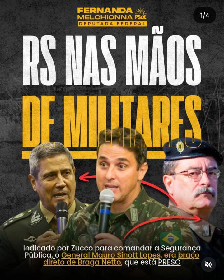 Seguindo a cartilha de Bolsonaro, a composição do governo Zucco no RS vem de farda.