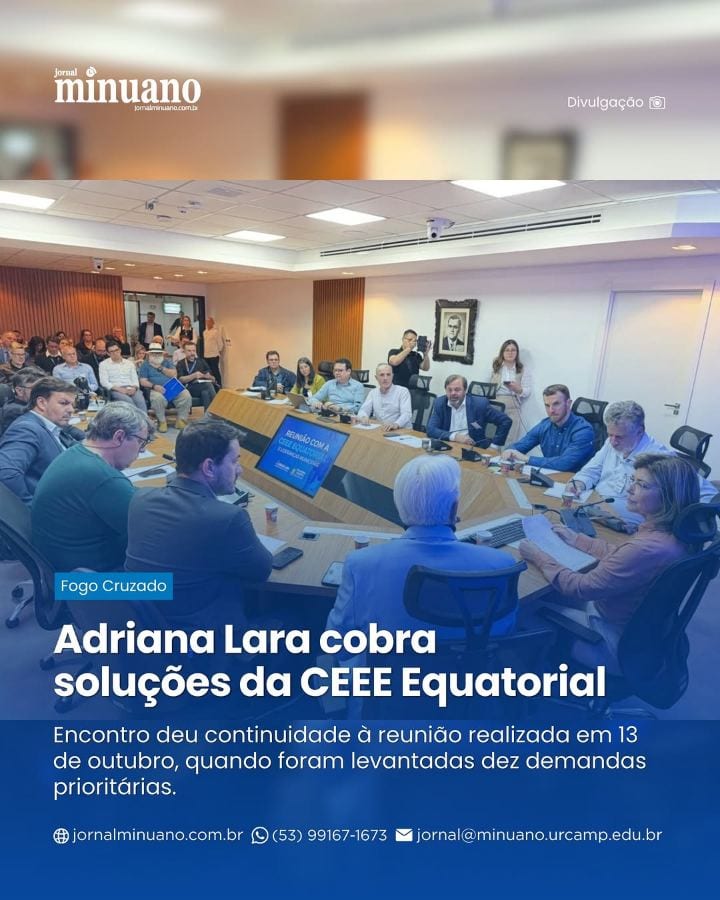 Parlamentar reuniu, na Assembleia Legislativa, o diretor-presidente da CEEE Equatorial, Riberto Barbanera, e representan