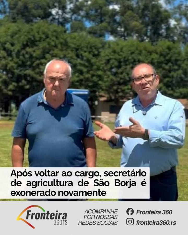 SAIU, VOLTOU E SAIU DE NOVO | Carlos Roberto Bestetti deixou o comando da Secretaria Municipal da Agricultura e Infraest