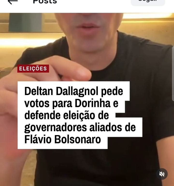 Deltan Dallagnol declara apoio a Professora Dorinha para governo do Tocantins