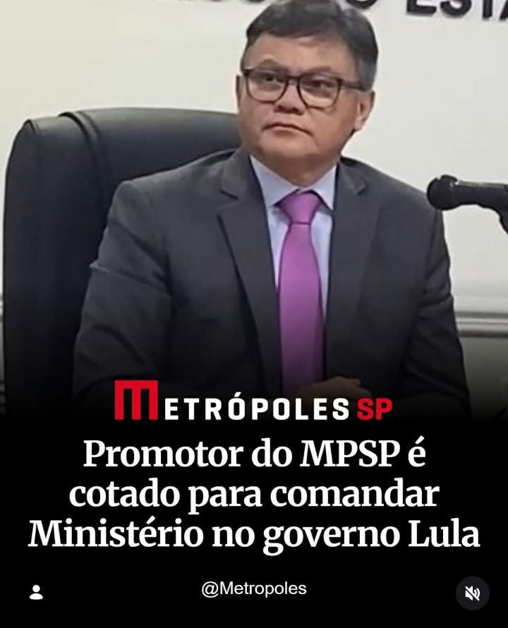 O promotor do Ministério Público de São Paulo (MPSP) Lincoln Gakiya está entre os nomes cotados para assumir uma pasta n
