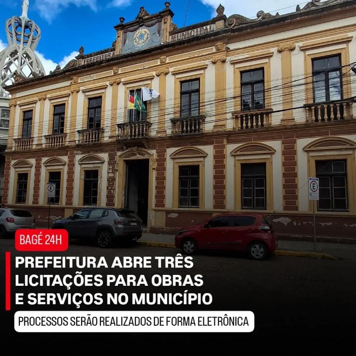 Bagé abre três licitações para limpeza de barragem, reformas e rotatória