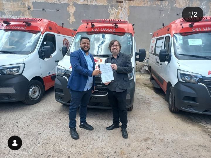 Frederico Westphalen recebe ambulância de R$ 407.221 para o SAMU
