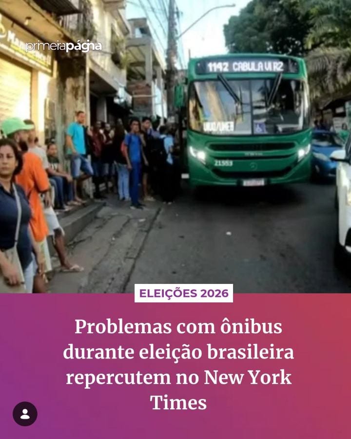 Os problemas no transporte público durante o segundo turno das eleições presidenciais no Brasil repercutiram no jornal a