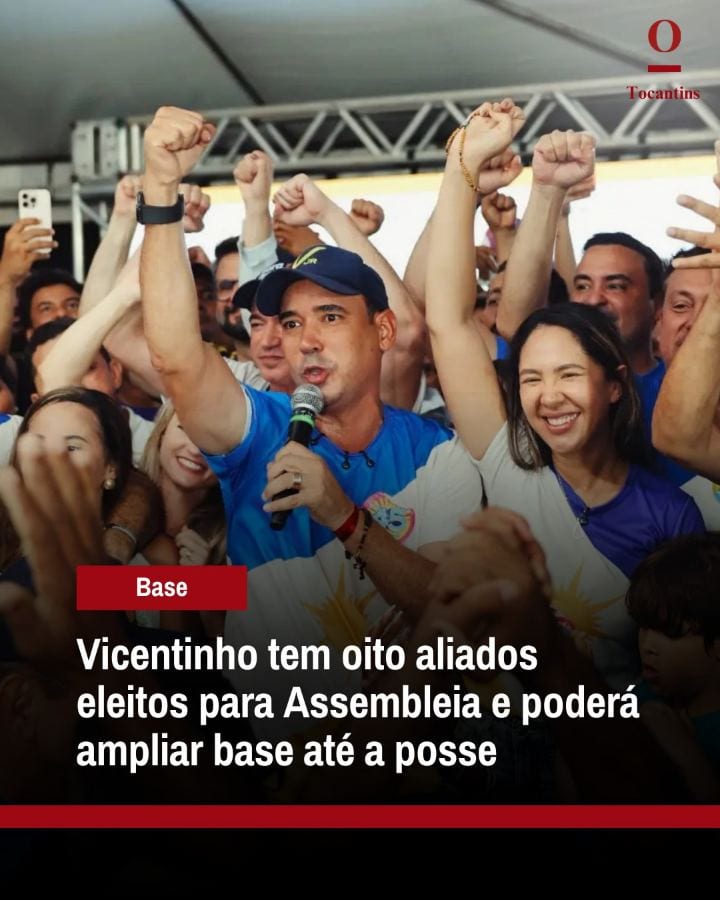 Eleito governador do Tocantins, Vicentinho Júnior (PSDB) inicia a articulação na Assembleia Legislativa com oito deputad