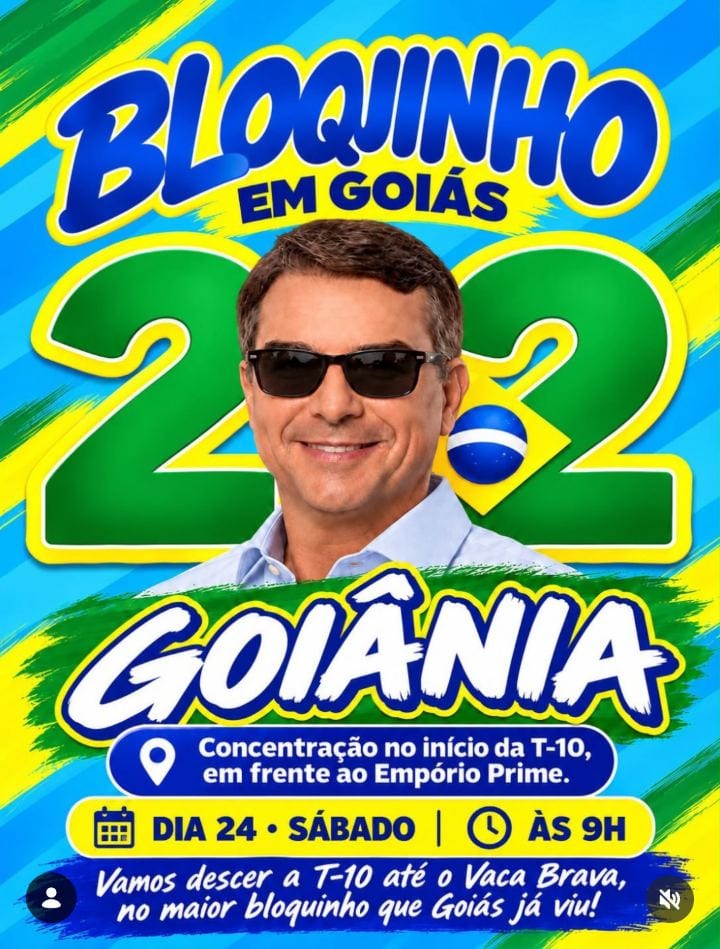 Goiânia vai às ruas! É 22!
