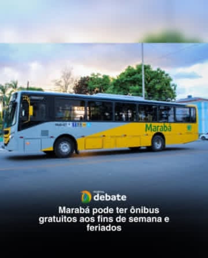 MARABÁ (PA) — O transporte coletivo urbano de Marabá, no sudeste do Pará, poderá ter gratuidade aos fins de semana.