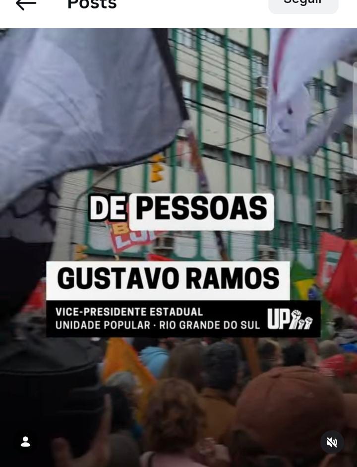 Ato da Unidade Popular reuniu centenas de milhares em Porto Alegre