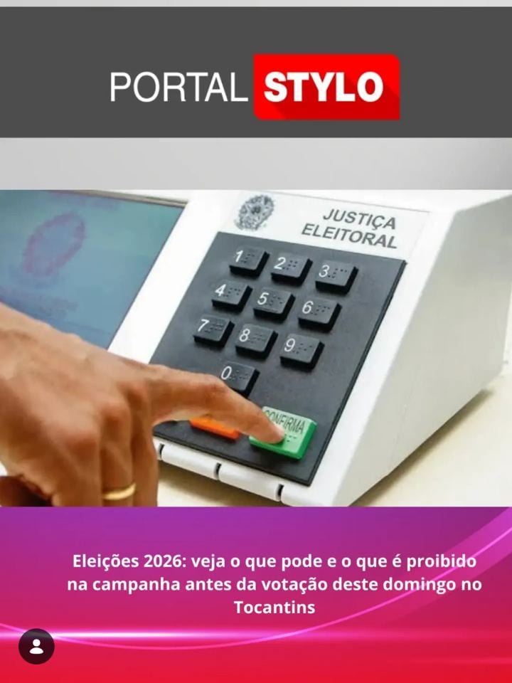 Os eleitores tocantinenses voltam às urnas neste domingo, 25 de outubro, para o segundo turno das Eleições Gerais de 202