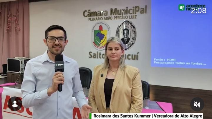 A participação feminina na política, nas comunidades e na agricultura familiar foi destaque na entrevista com Rosimara d