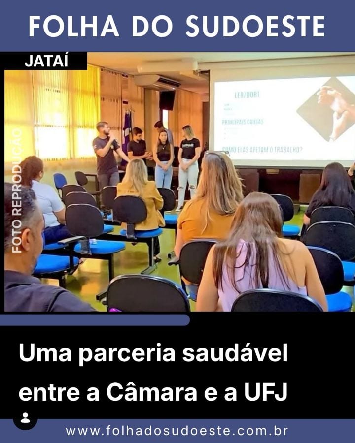 Uma parceria entre a Universidade Federal de Jataí (UFJ), a Câmara Municipal e a EGEL, promoveu uma ação voltada à saúde