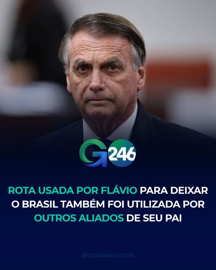 A rota utilizada pelo senador Flávio Bolsonaro (PL) para chegar à Argentina antes de seguir para os Estados Unidos també