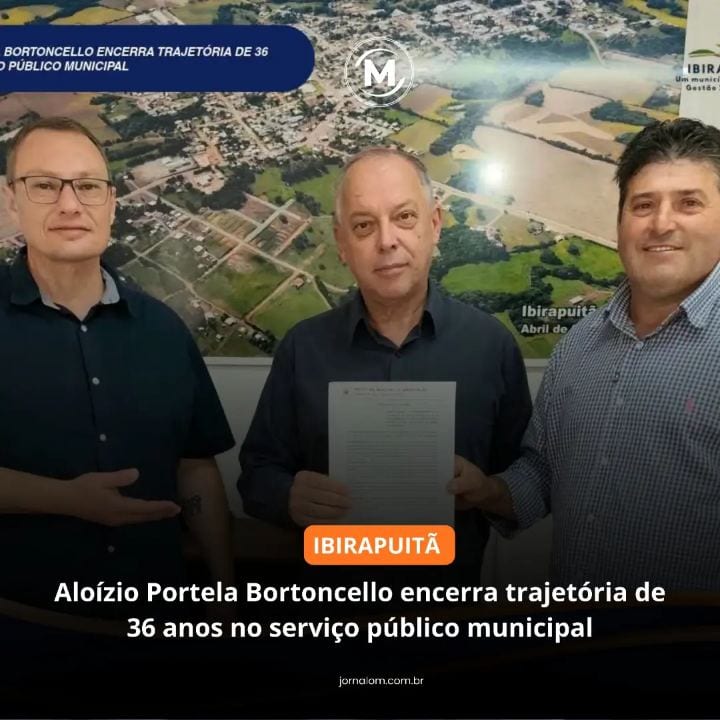 Aloízio Portela Bortoncello encerra trajetória de 36 anos no serviço público municipal