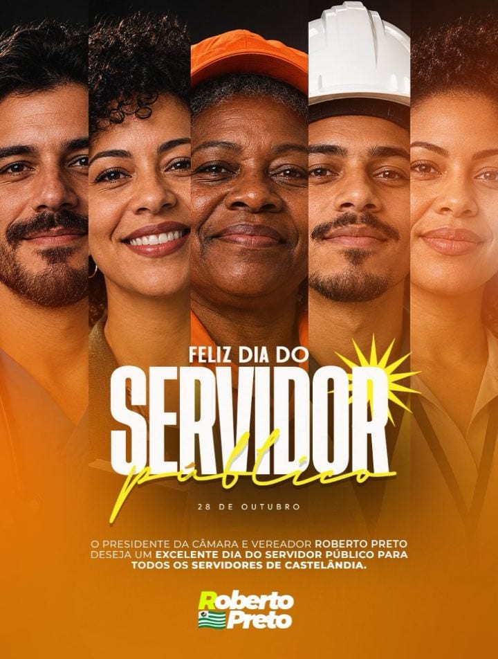 PARABÉNS, SERVIDOR PÚBLICO!