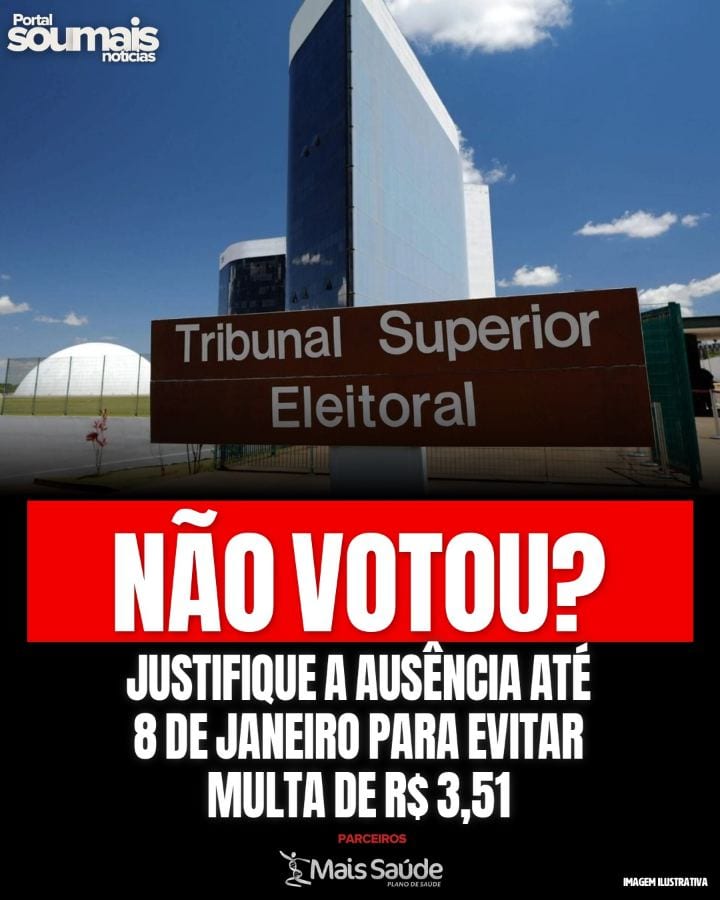 Não votou no segundo turno?
