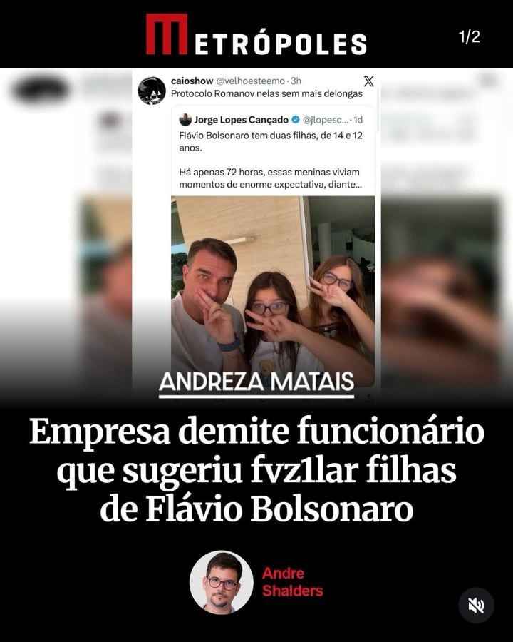 A empresa de tecnologia Intelbras de Santa Catarina anunciou nesta quinta-feira (29/10) a demissão do ex-funcionário Cai