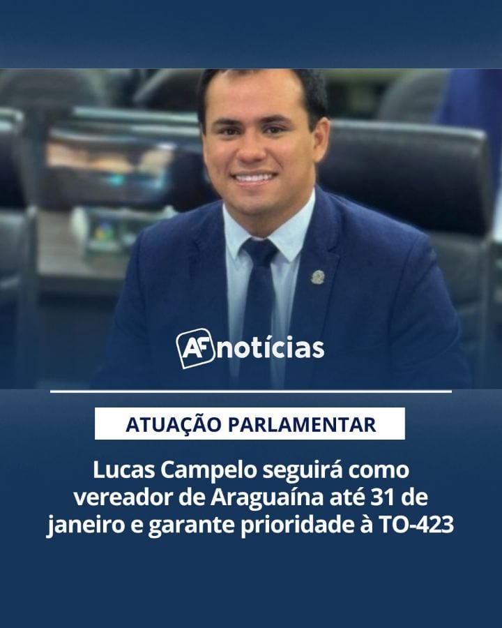 NO LEGISLATIVO MUNICIPAL | O deputado federal eleito Lucas Campelo (Republicanos) afirmou que continuará exercendo o man