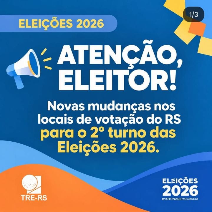 TRE-RS muda locais de votação em Parobé e Santa Maria para 2º turno