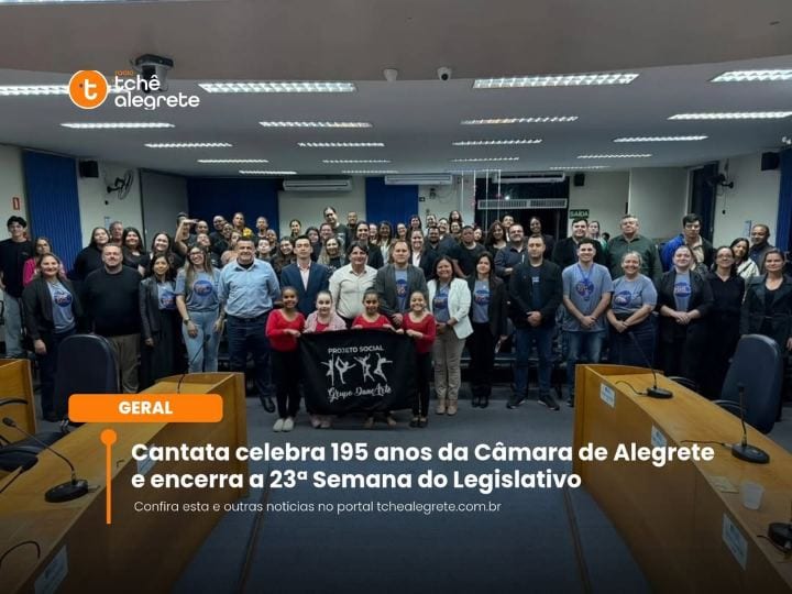 A música e a dança deram o tom de encerramento da 23ª Semana da Câmara de Alegrete, na noite desta sexta-feira (23/10).