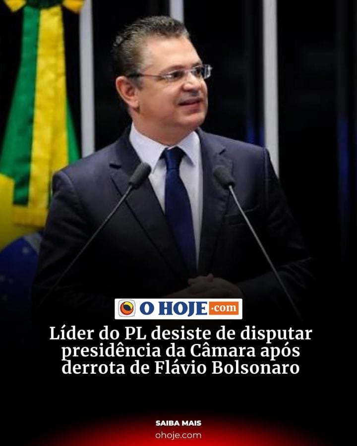 O líder do PL na Câmara dos Deputados, Sóstenes Cavalcante (RJ), desistiu de disputar a presidência da Casa após a derro