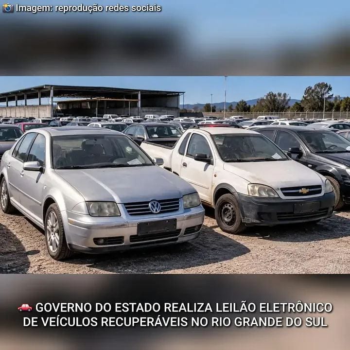 GOVERNO DO ESTADO REALIZA LEILÃO ELETRÔNICO DE VEÍCULOS RECUPERÁVEIS NO RIO GRANDE DO SUL