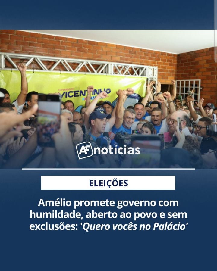 ELEIÇÕES 2026 | Eleito vice-governador do Tocantins ao lado de Vicentinho Júnior (PSDB), Amélio Cayres (MDB) afirmou que
