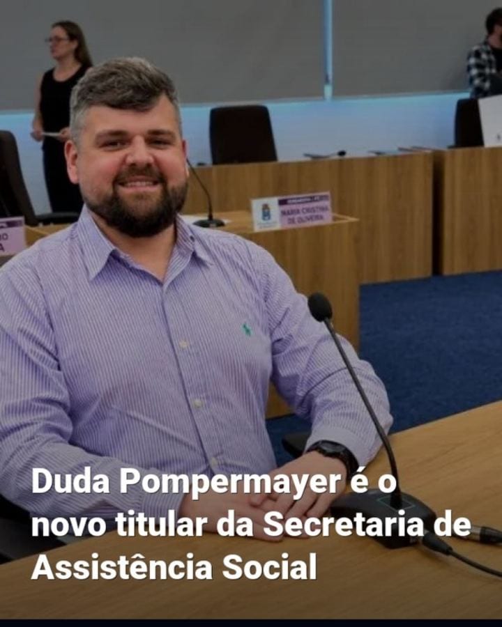 Duda (PP) assume Secretaria de Esportes e Desenvolvimento Social de Bento Gonçalves