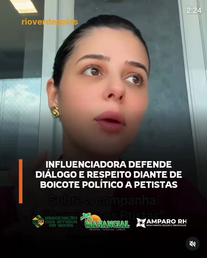 A influenciadora Kallita Siqueira publicou um vídeo nas redes sociais em que comenta a mobilização de apoiadores de Jair