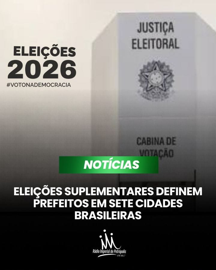 Eleitores de sete municípios brasileiros escolheram novos prefeitos neste domingo, dia 25, durante o segundo turno das e