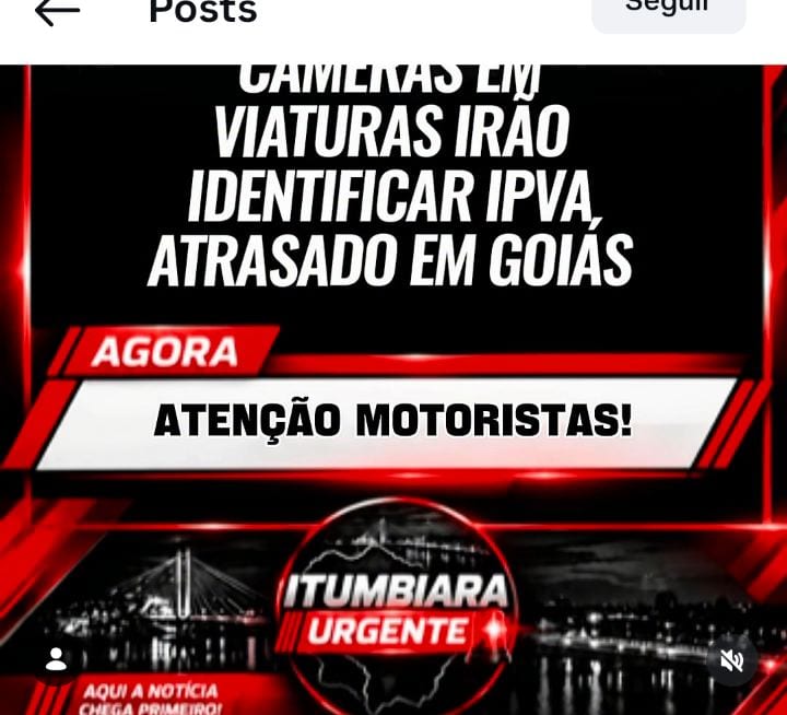 Goiás abre licitação para 6 viaturas com câmeras que leem placas