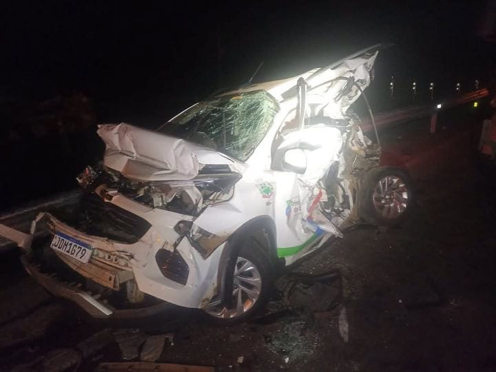 ESTRADAS l Acidente com quatro veículos na BR-386 envolve carro oficial com vice-prefeito e vereadora de Trindade do Sul